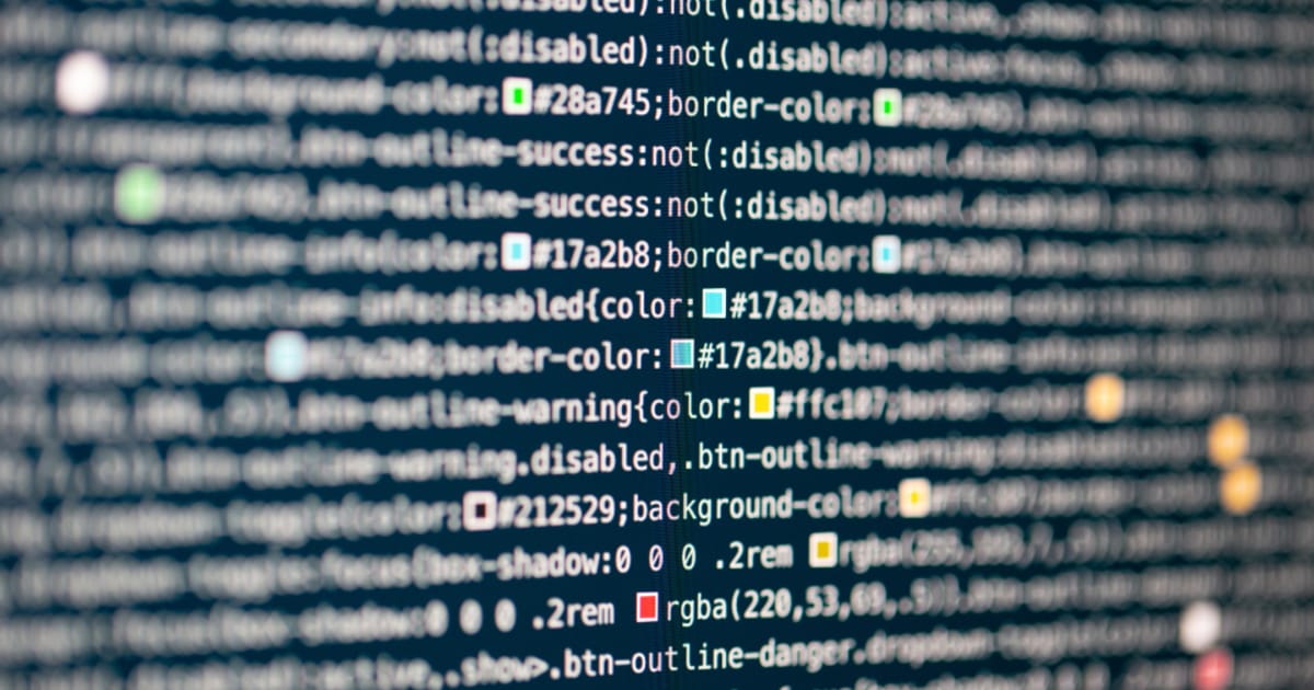 Source code displayed on a computer screen, illustrating AI Moderation Tools for LLMs